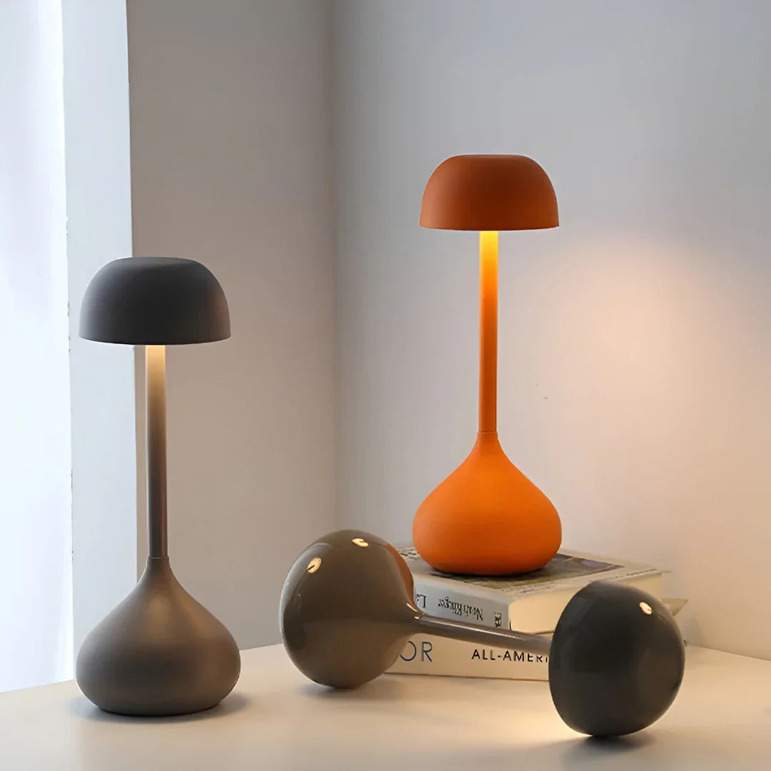 BowLift | Cordless Dimmable Mushroom Table Lamp
