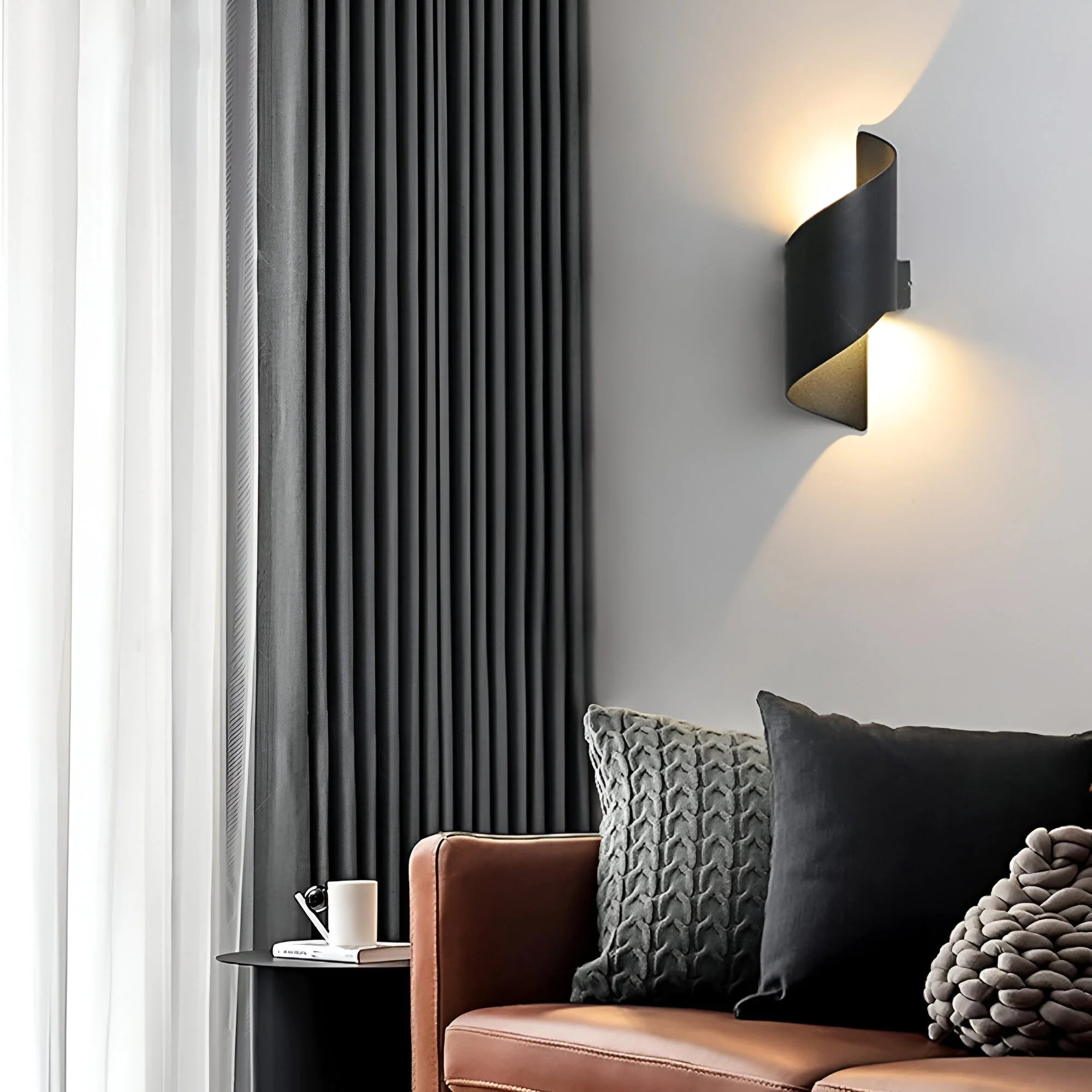LumiTwist – Modern Twisted LED Wall Light