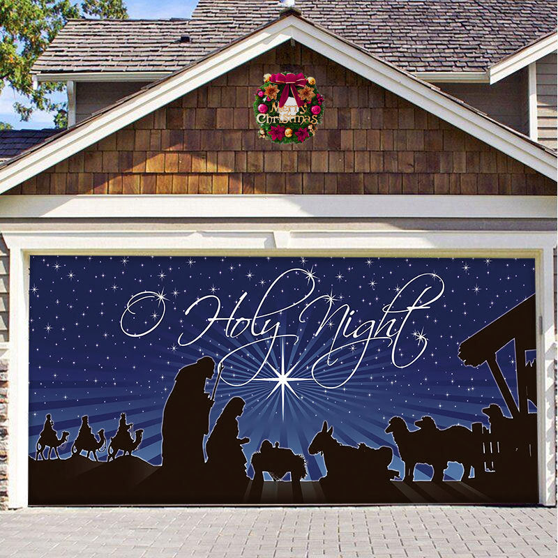 BowLift | Snow Garage Door Banner Ornament