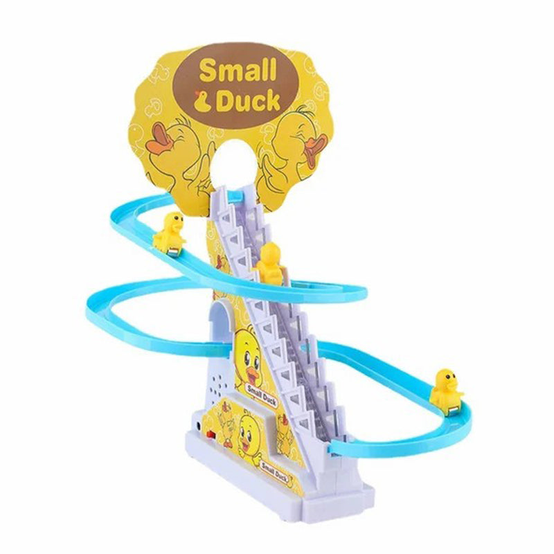 BowLift | Funny Automatic Stair-Climbing Ducklings Cartoon Race Track Set