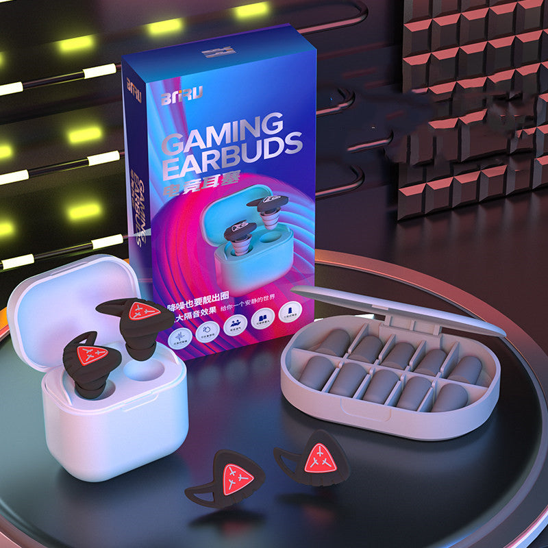 BowLift | Double-Tier Silicone Earplugs with 5 Pairs Foam Earplugs, for Noise, Sleeping & More