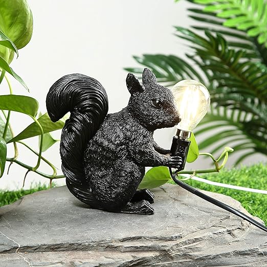 BowLift | SquirrelGlow LED Table Lamp | Cute Design & Warm Light for Kids/Room