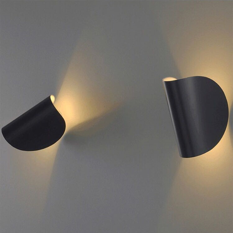 BowLift | Eveline Modern Geometric LED 4 Color Wall Light Indoor/Outdoor Metal