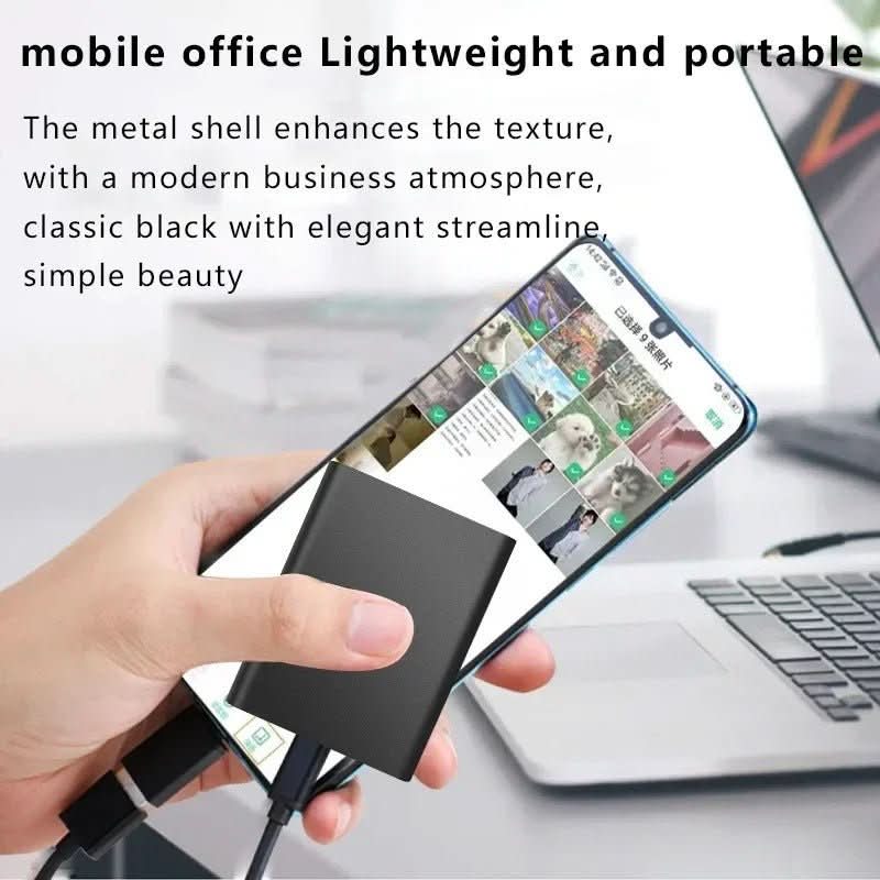 BowLift | External 100GB Hard Drive with Ultra-Fast USB-C & USB 3.1 Connection