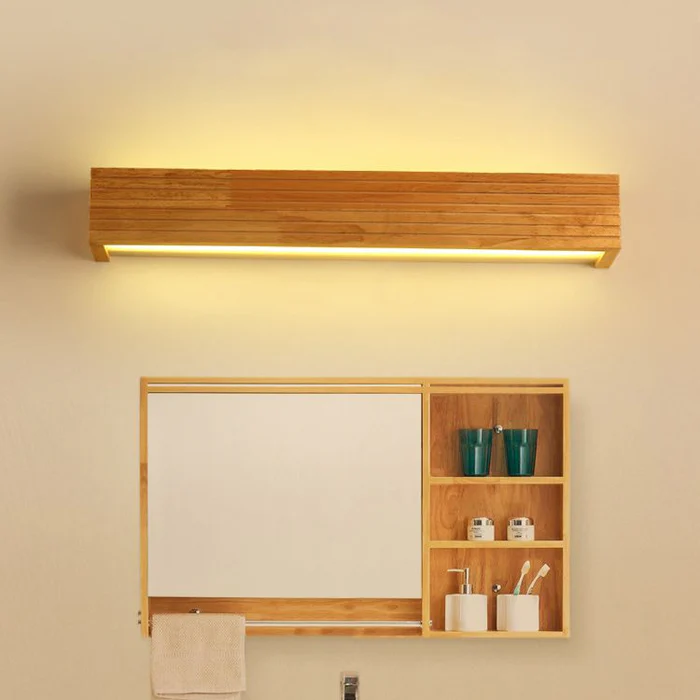 BowLift | Wooden Wall Lights for Bathroom Mirrors – Stylish Functional Illumination for Home Decor & Vanity Lighting