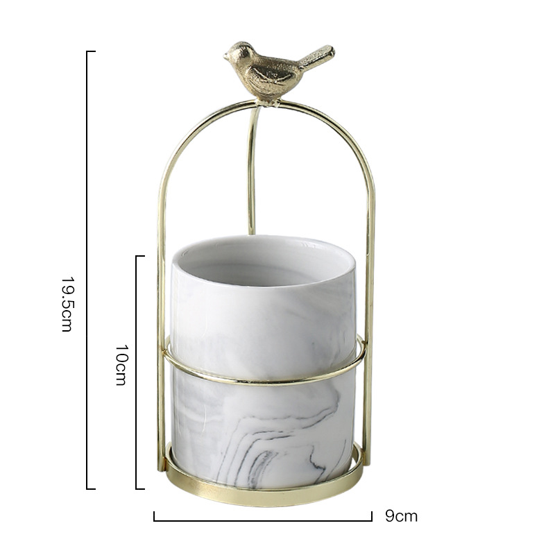 BowLift | Flower plant pots with bird design for stylish decoration
