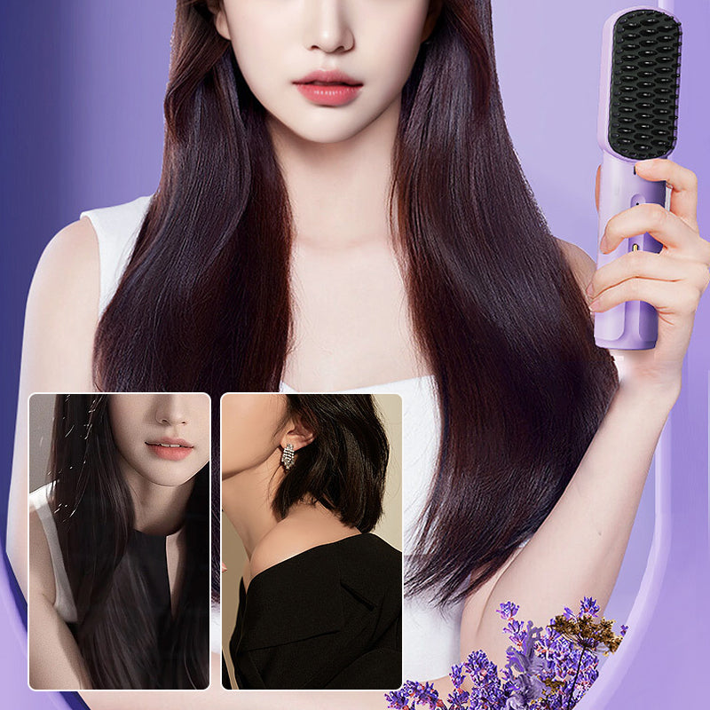 BowLift | Portable negative ion hair straightener comb