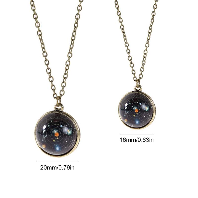 BowLift | Double-Sided Glass Galaxy Necklace