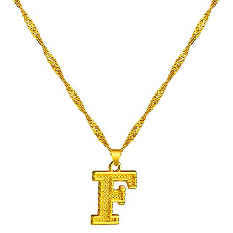 BowLift | 18K gold-plated initial letter necklace