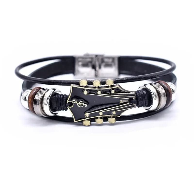 BowLift | Leather Bracelet with Guitar-Inspired Design