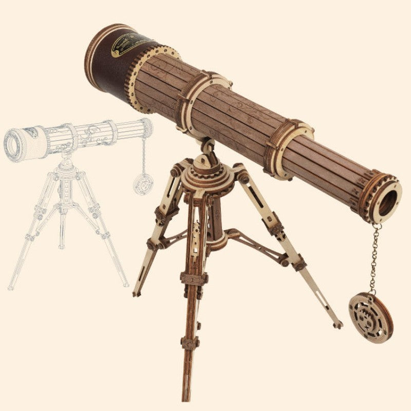 BowLift | DIY Handmade Wooden Single-Tube Telescope