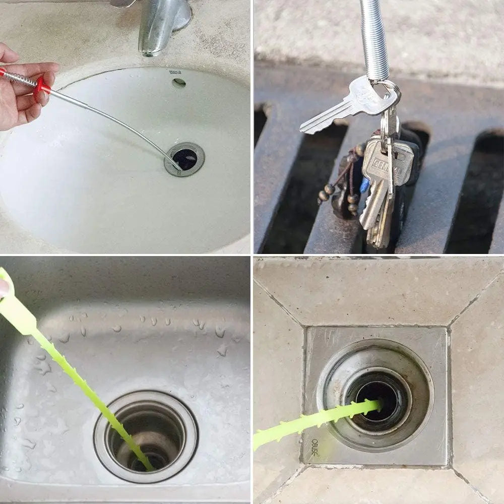 BowLift | Drain cleaning tool with effortless four-claw design