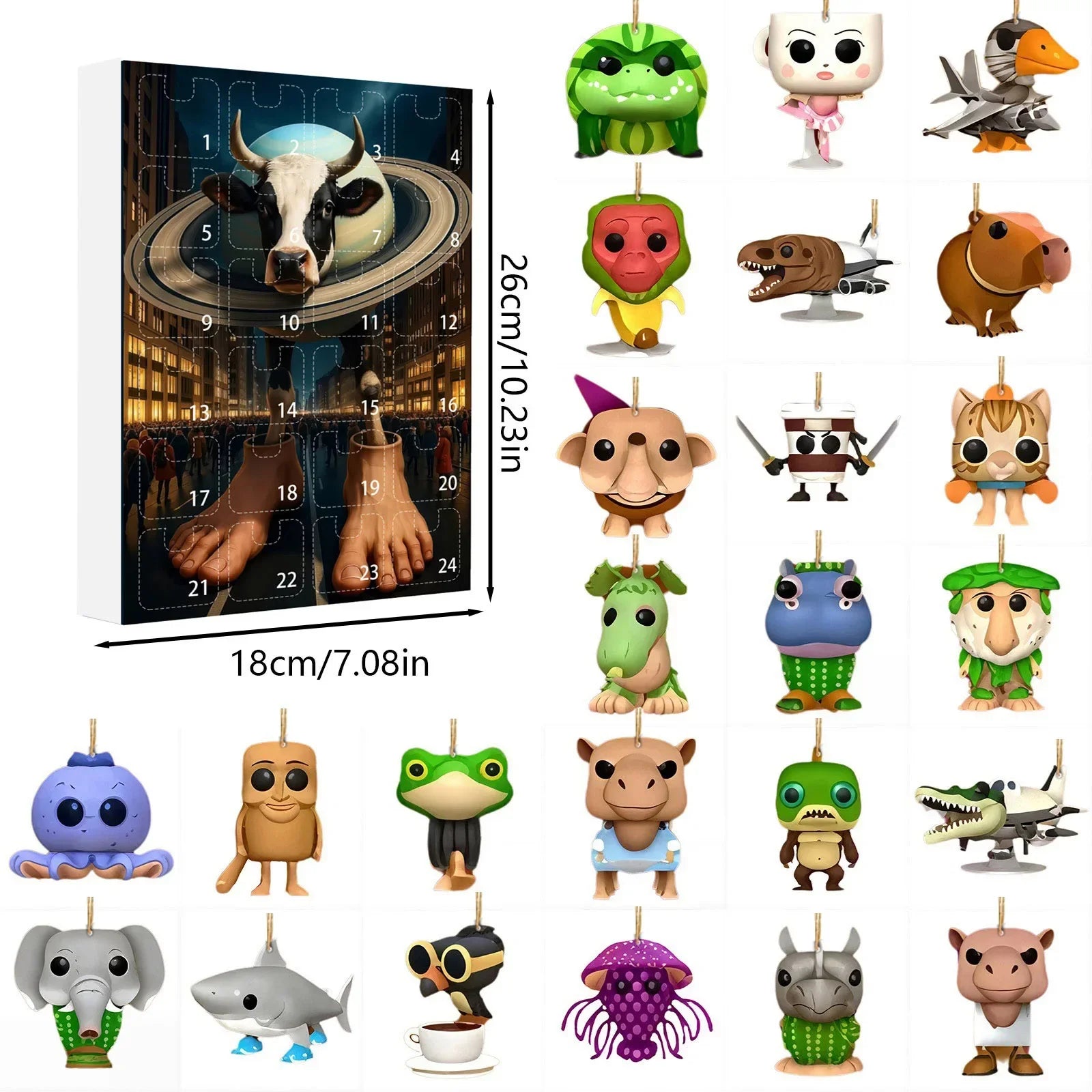 BowLift | Festiva Adventskalender 2025 – 24-daagse kalender met unieke verrassingen & feestelijk design