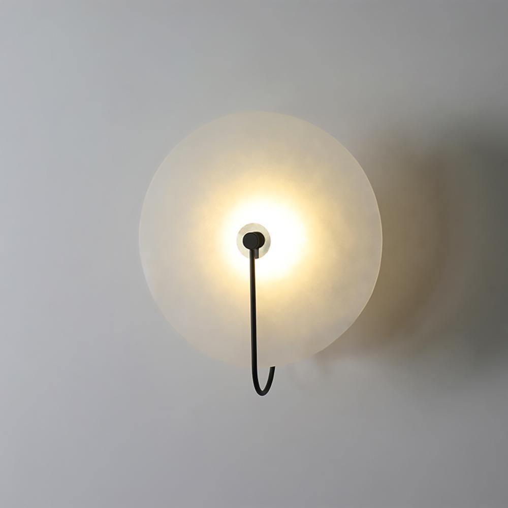 BowLift | White Alabaster Wall Lamp