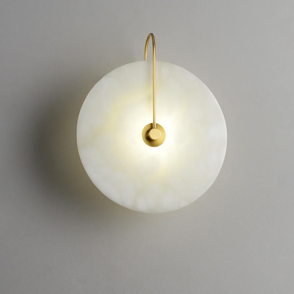 BowLift | White Alabaster Wall Lamp