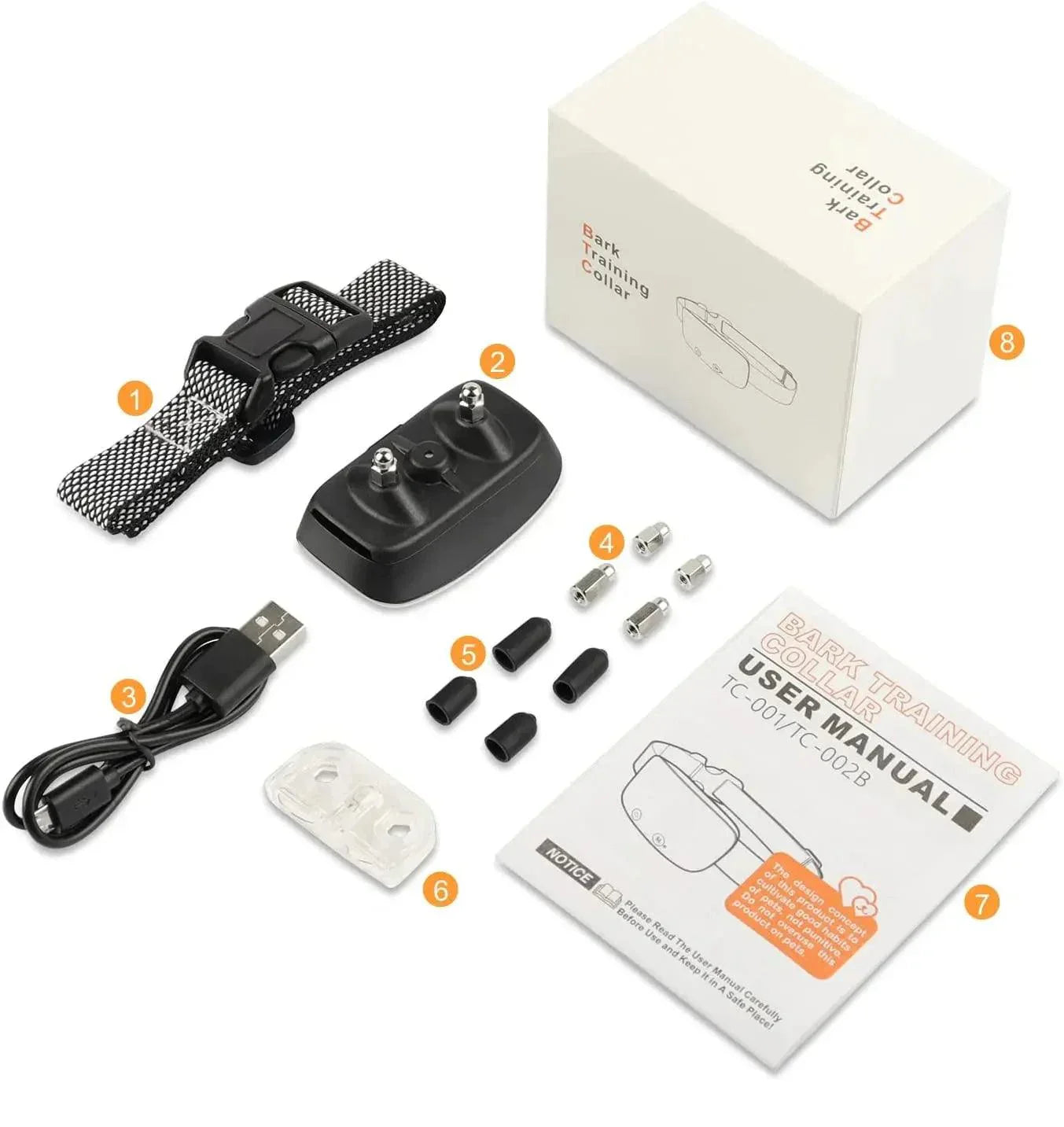 BowLift | Automatic No-Bark Dog Collar – Rechargeable Waterproof Anti-Barking Training Collar for All Breeds