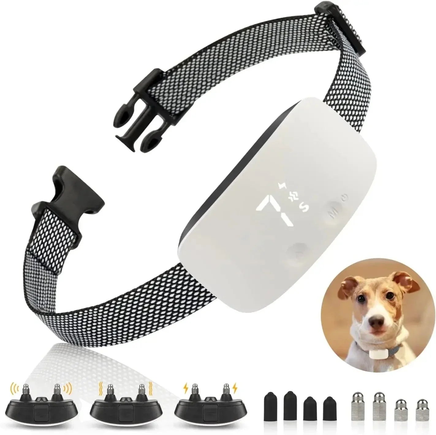 BowLift | Automatic No-Bark Dog Collar – Rechargeable Waterproof Anti-Barking Training Collar for All Breeds