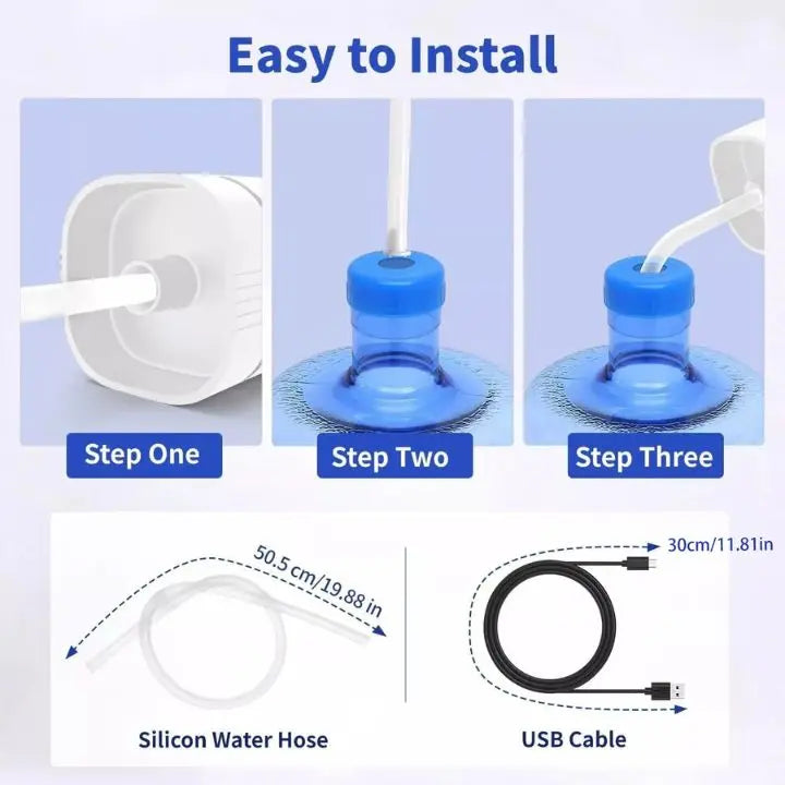 BowLift | Automatic Water Bottle Pump – Hygienic, Lightweight & Battery-Powered