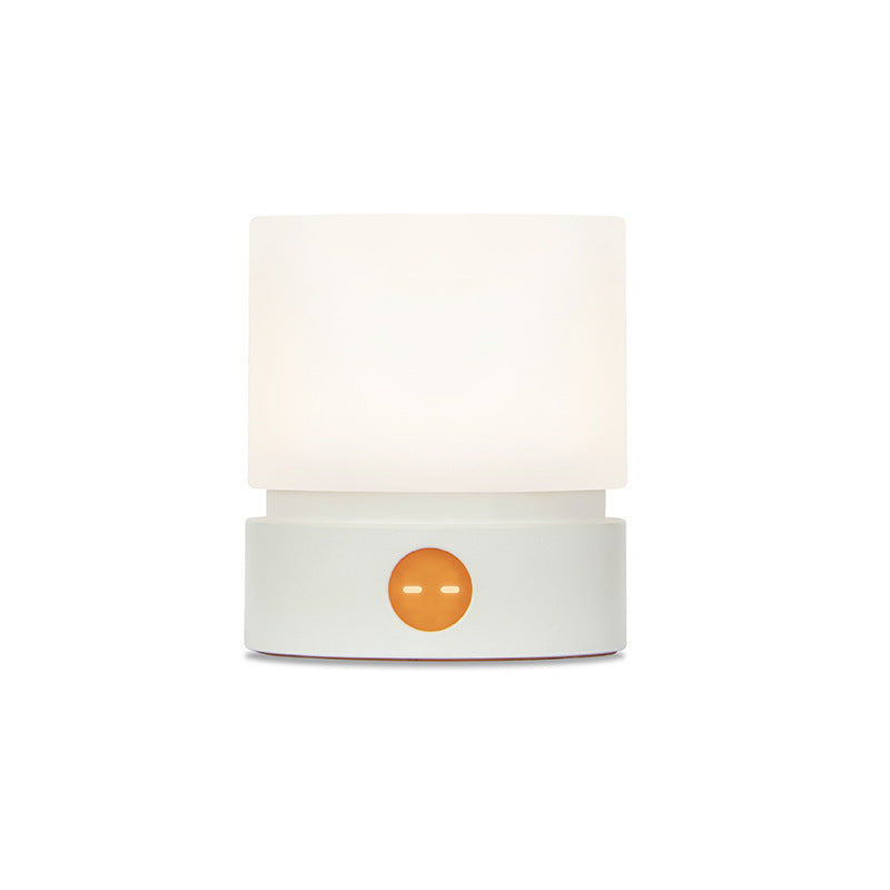BowLift | Contemporary Nordic Timer Rechargeable ABS HIPS Silicone Cylinder LED Table Lamp Night Light for Nightstand