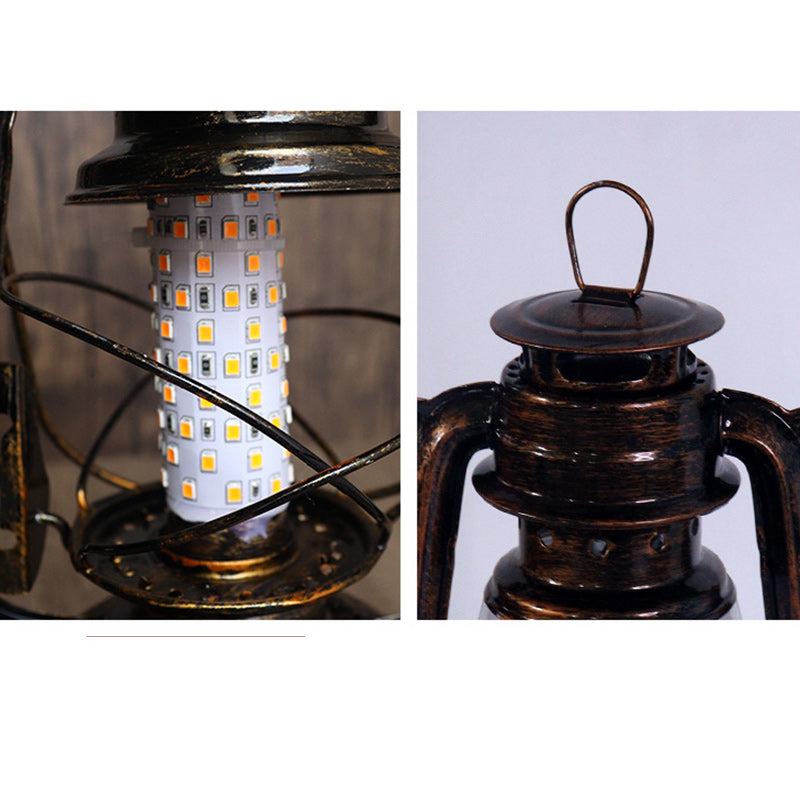 BowLift | Traditional Vintage Round Horse Lamp Iron Acrylic LED Table Lamp for the Living Room