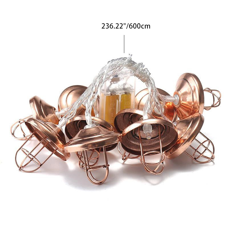 BowLift | Modern Art Deco Mini Lantern Iron Plastic LED String Light For Bedroom