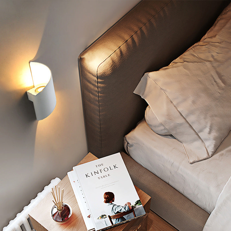 BowLift | Modern Minimalist Waterproof Spiral Aluminum Acrylic LED Wall Light for Bedroom