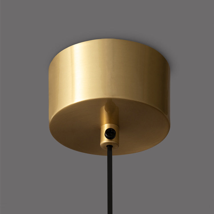 BowLift | Minimalistic Round Cylinder Iron LED Pendant Light for Bedroom