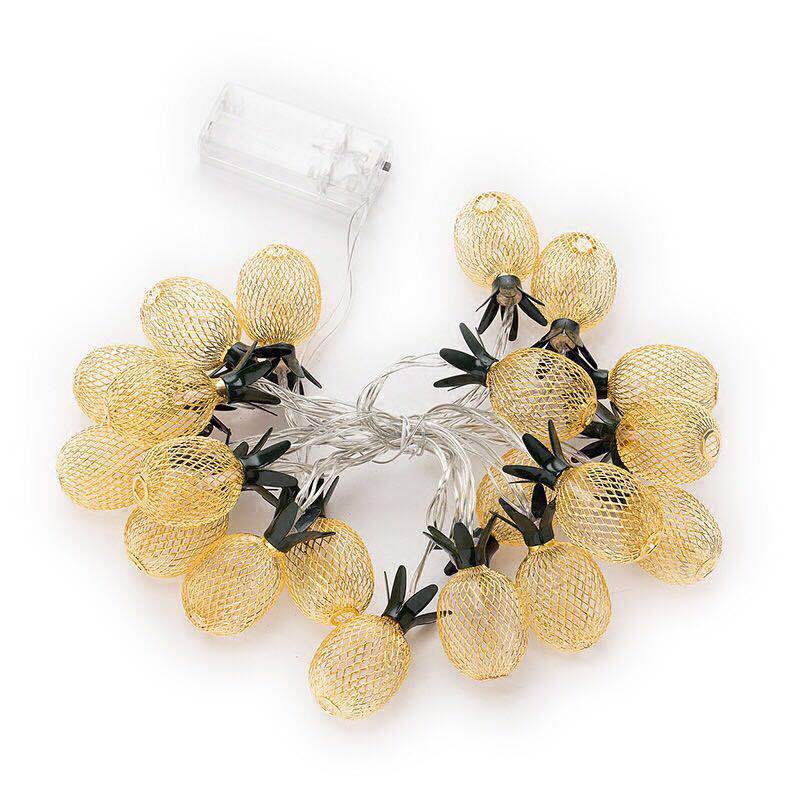 BowLift | Modern Art Deco Small Pineapple PVC LED String Light For Living Room