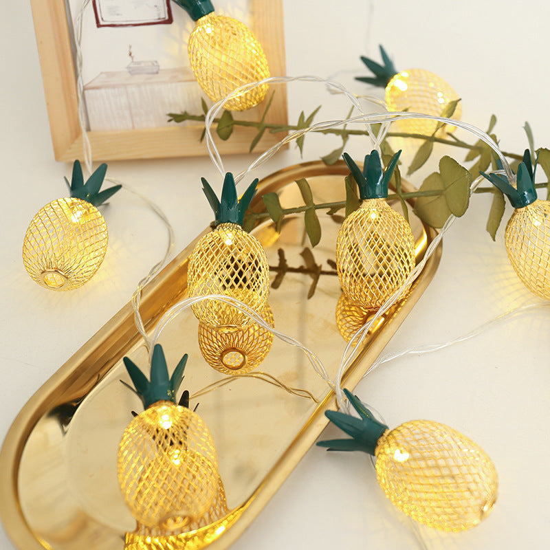 BowLift | Modern Art Deco Small Pineapple PVC LED String Light For Living Room