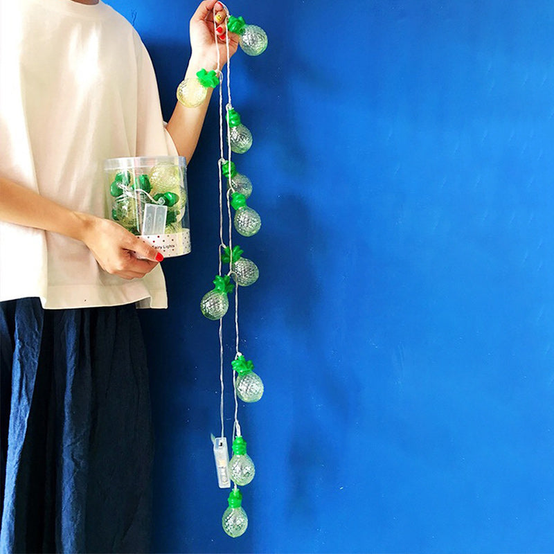 BowLift | Modern Art Deco Small Pineapple PVC LED String Light For Living Room