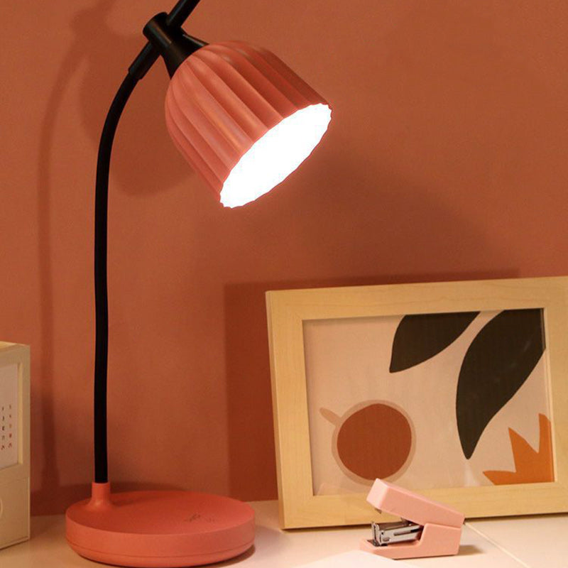BowLift | Modern Minimalistic Round Folded ABS LED Table Lamp For Living Room