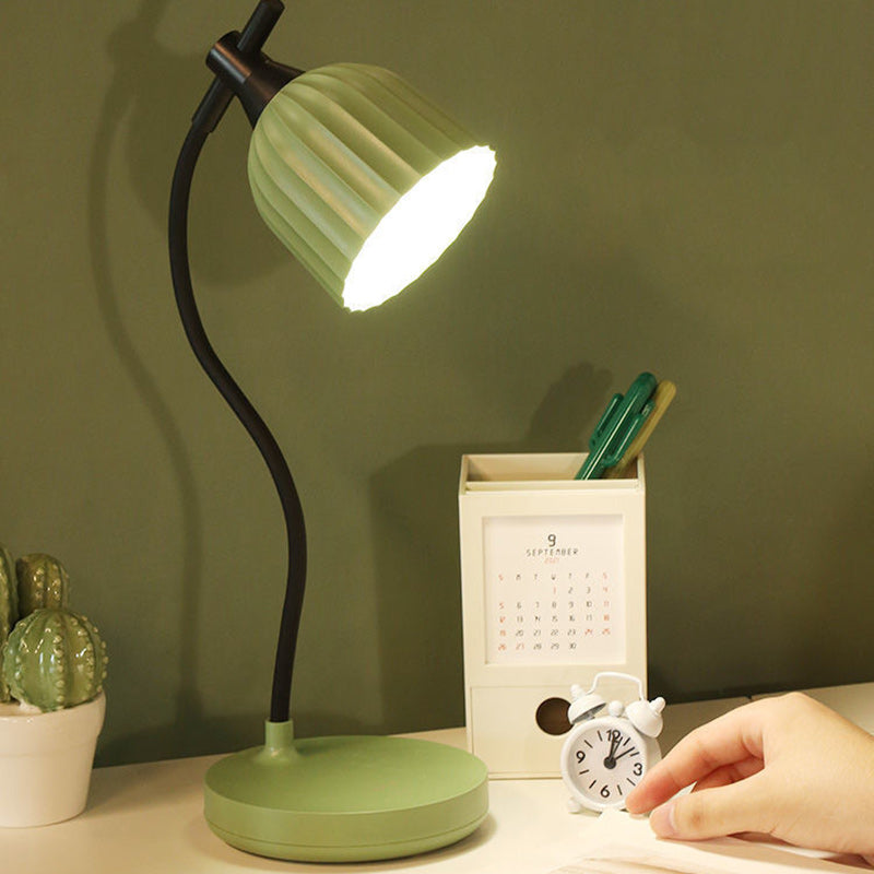 BowLift | Modern Minimalistic Round Folded ABS LED Table Lamp For Living Room