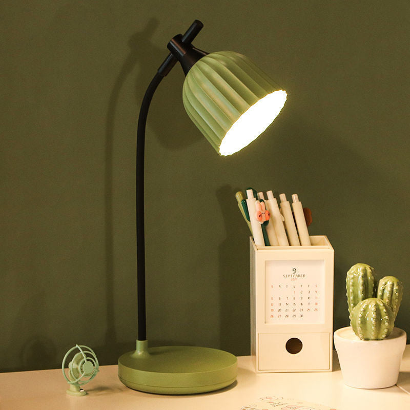 BowLift | Modern Minimalistic Round Folded ABS LED Table Lamp For Living Room