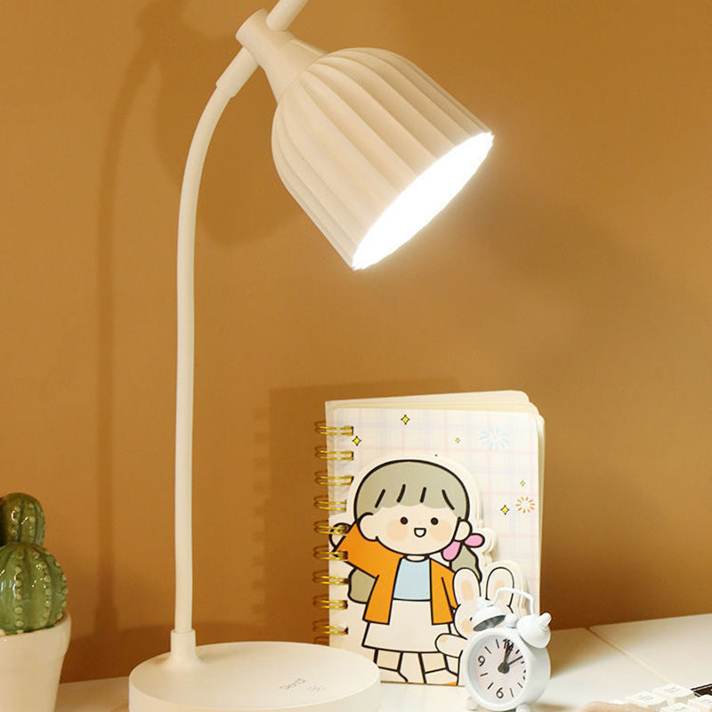 BowLift | Modern Minimalistic Round Folded ABS LED Table Lamp For Living Room