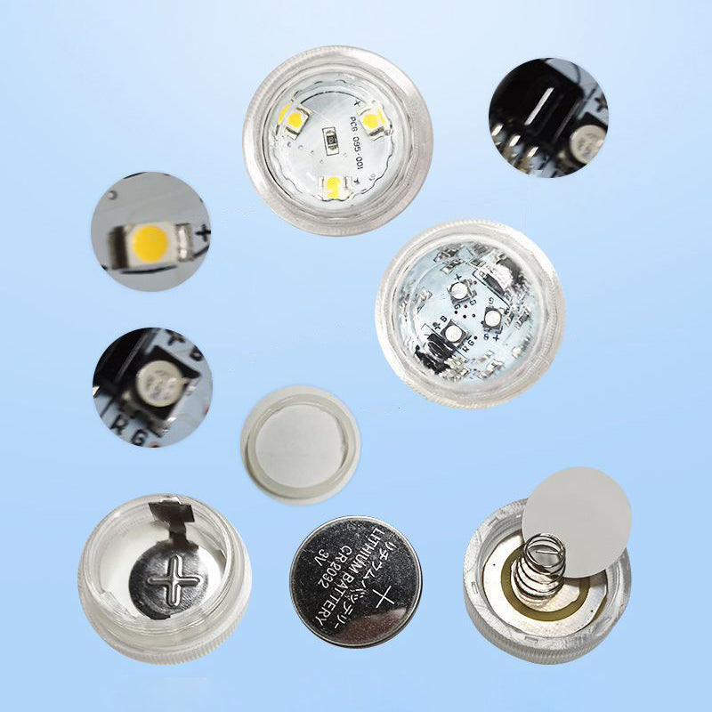 BowLift | Modern Simplicity waterproof Battery PS round underwater LED landscape lighting outdoor light for outdoor patio