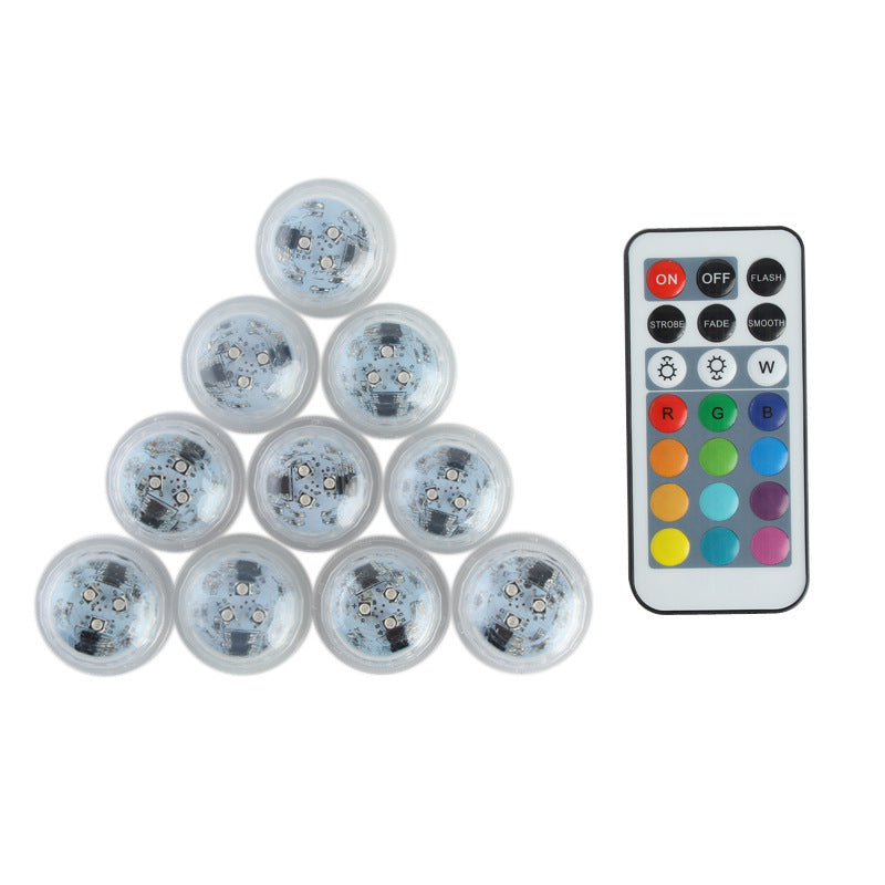 BowLift | Modern Simplicity waterproof Battery PS round underwater LED landscape lighting outdoor light for outdoor patio