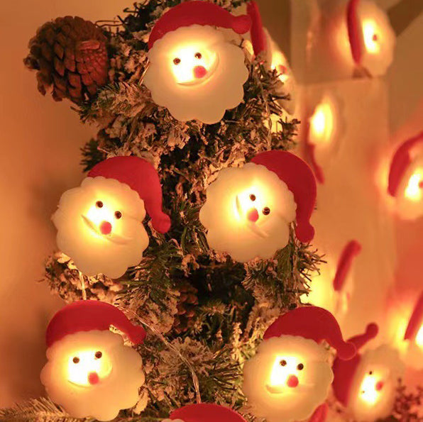 BowLift | Modern Art Deco Battery Copper Wire Blanket Santa Snowman Deer Cartoon Decoration LED String Lights For Entertainment Room