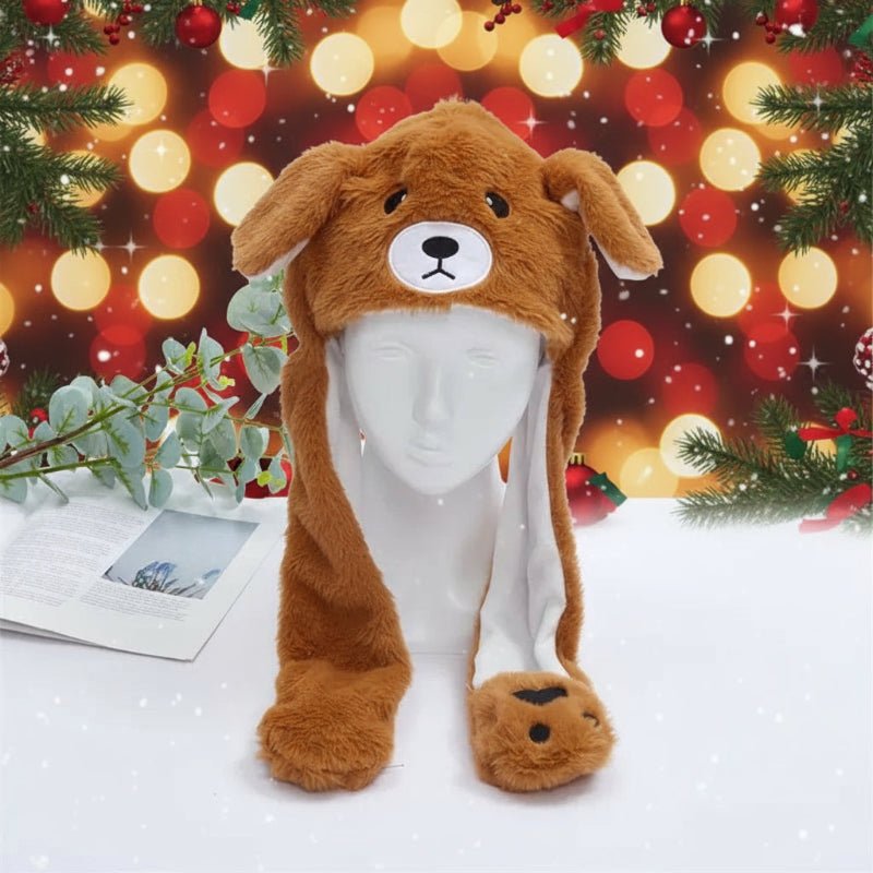 BowLift | Interactive bunny hat with movable ears and soft plush fabric