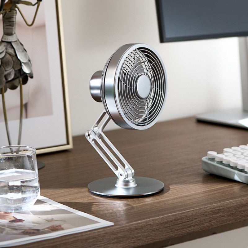 BowLift | Desktop 360° Rotatable Foldable Metal Mini Fan