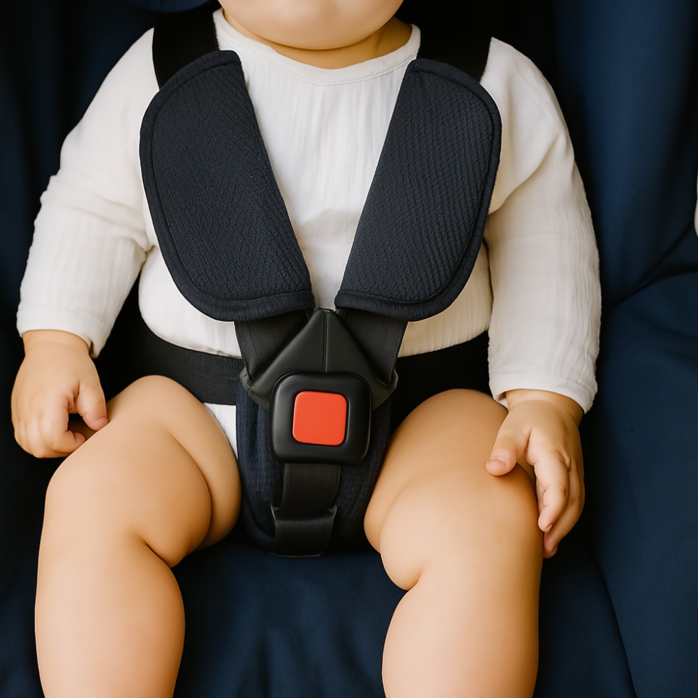 BowLift | Baby Car Seat Cushion Pad Soft Breathable Safety Support Harness