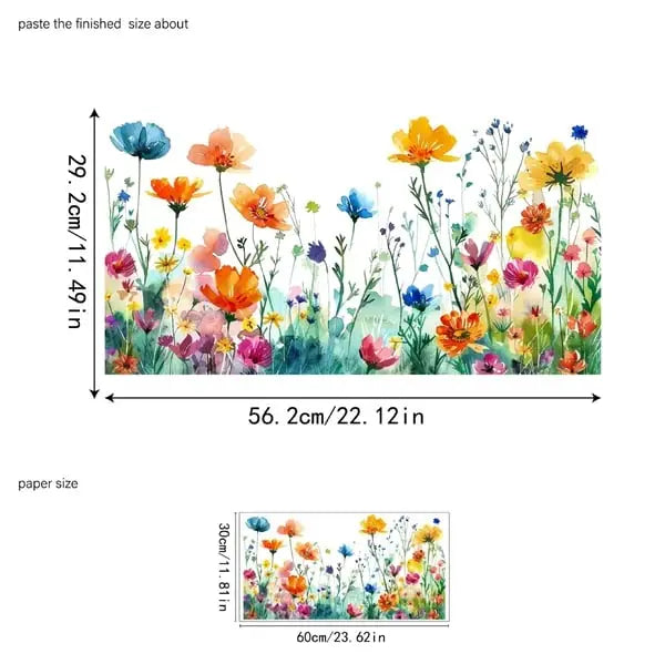 BowLift | Double-sided window sticker with flower motif (can be cut to any size) – buy 1, get 1!