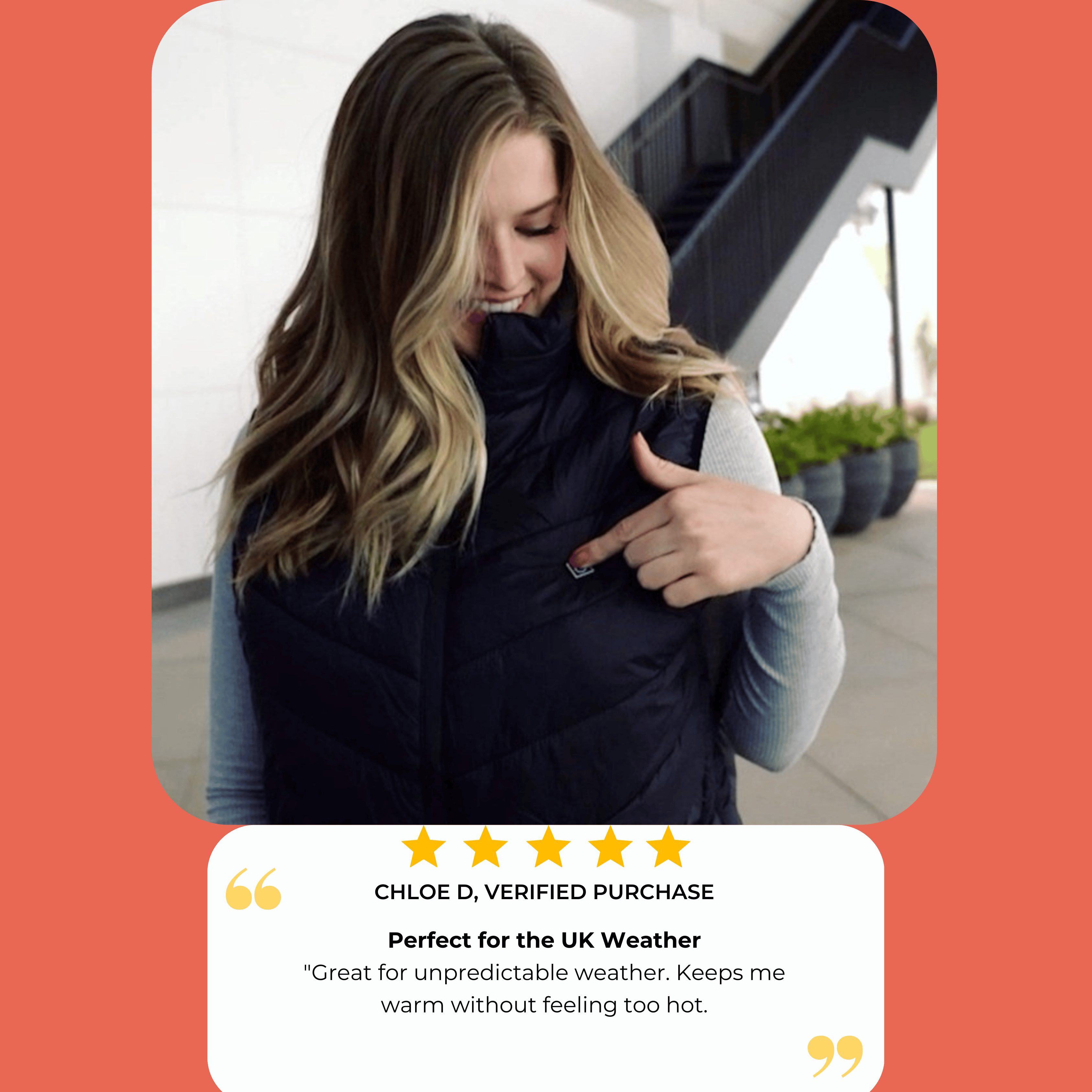 BowLift | Heated Gilet – Lightweight Body Warmer Heated Jacket for Ultimate Comfort