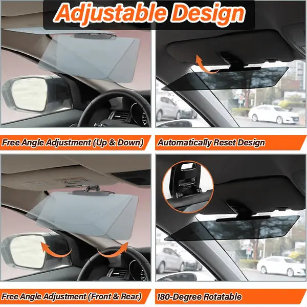 BowLift | Glare-free driving visor – Against sunlight & winter glare