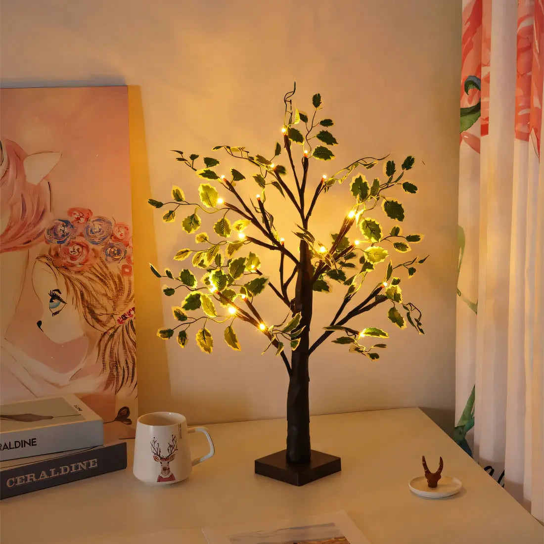 BowLift | Magical BrightTree Table Lamp – Elegant Tree Design with Warm LED Light
