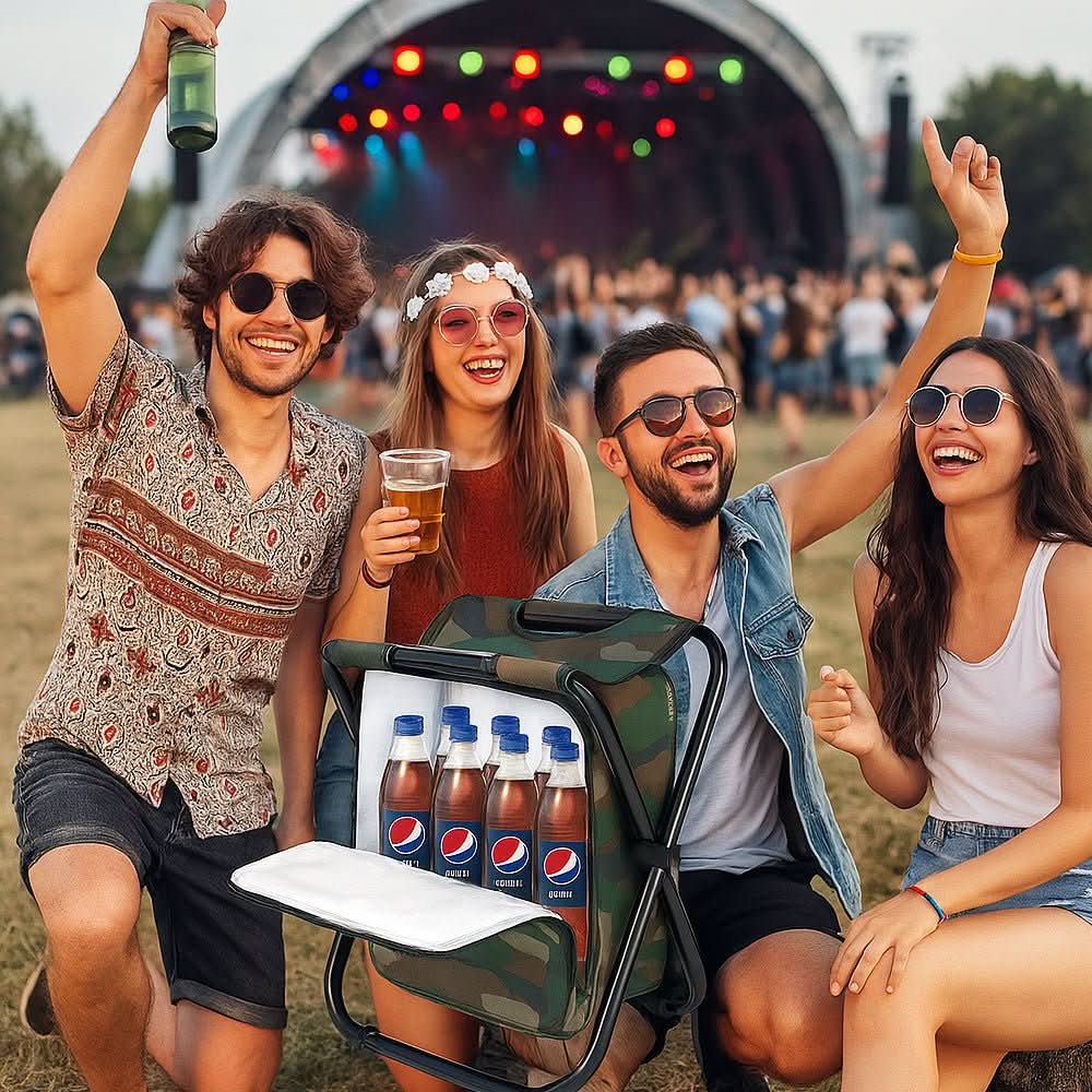 BowLift | 3-in-1 Backpack with Folding Chair & Cooler Compartment for Outdoor Adventures