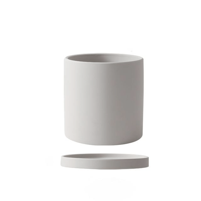 BowLift | Elegant flowerpot made of ceramic with saucer