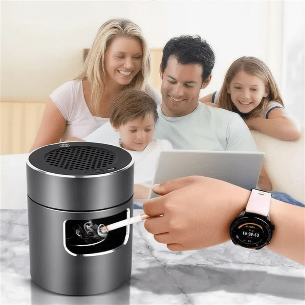 BowLift | Intelligent ashtray with USB air purification system