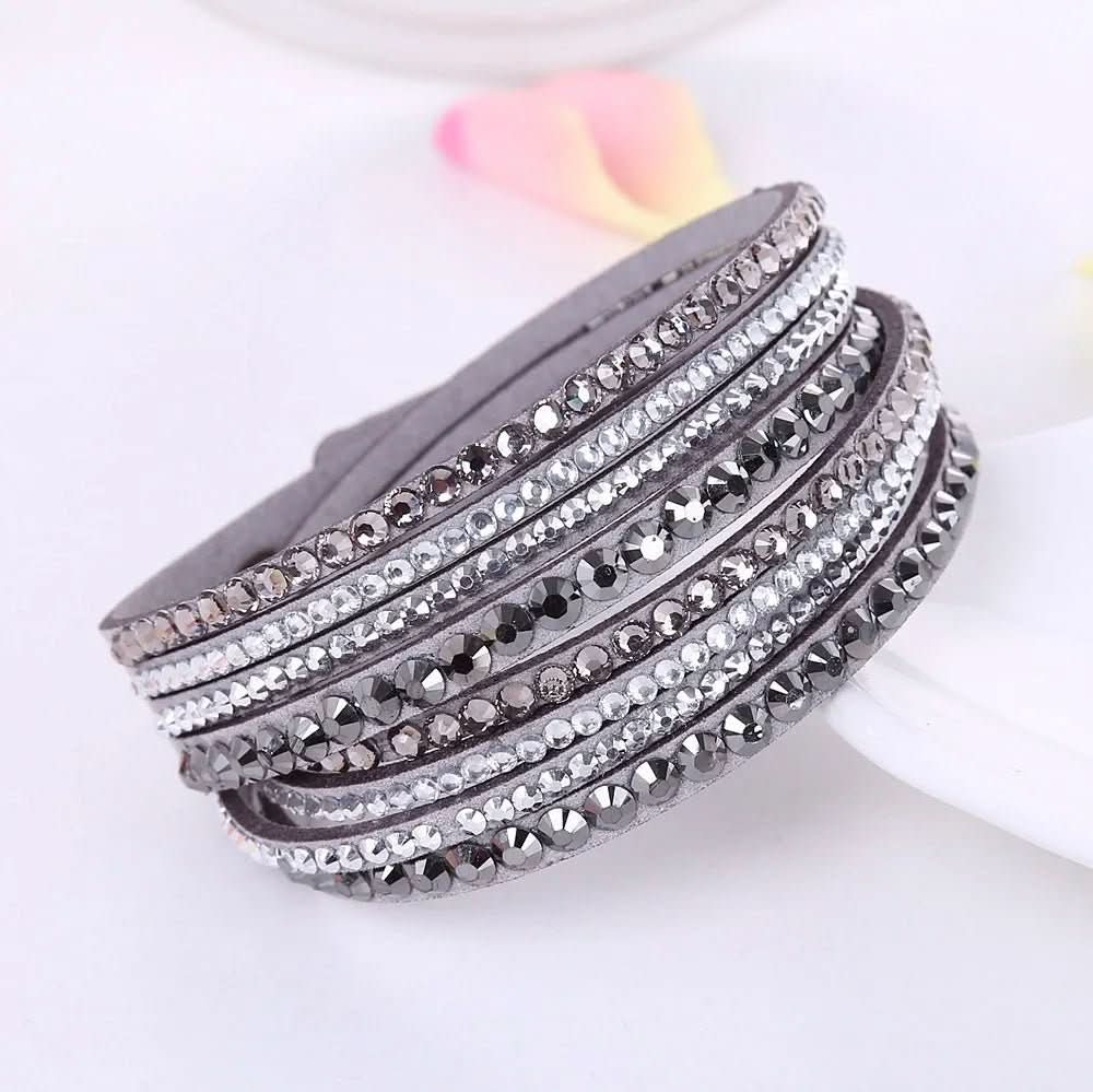 BowLift | Elegant Wrap Bracelet with Crystals for Women
