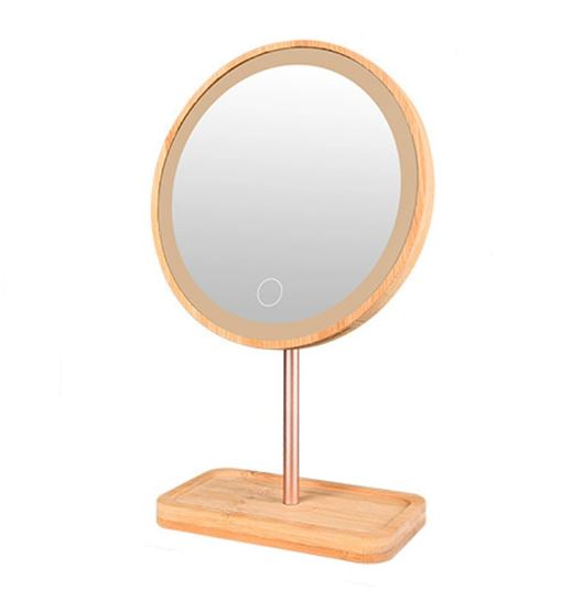 BowLift | Wooden Illuminated Makeup Mirror