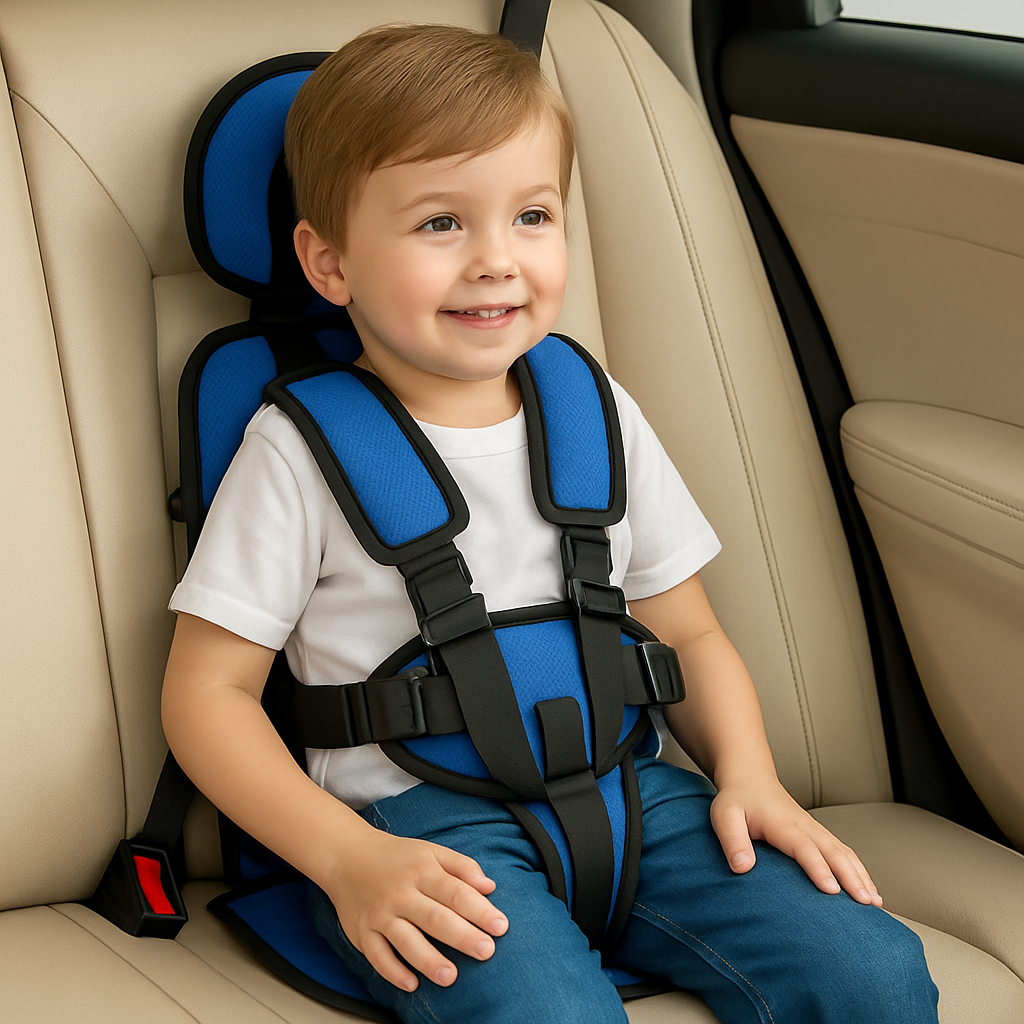 BowLift | Travel Car Seat Portable Toddler Booster Safety Compact Harness Foldable